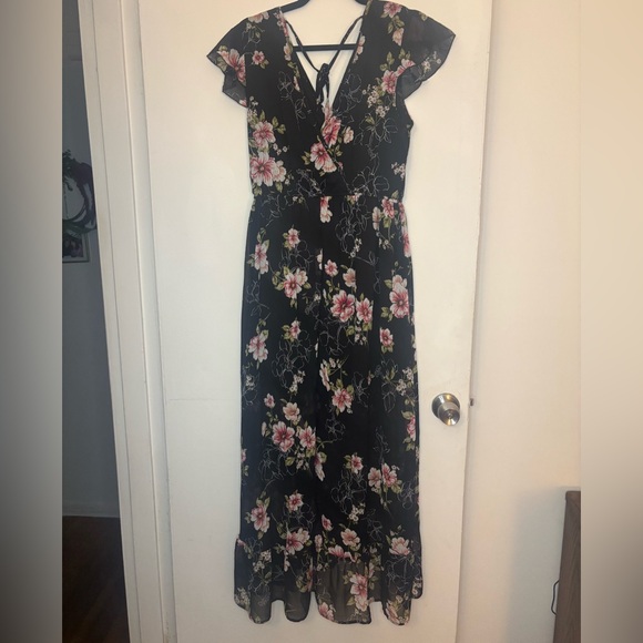 Band of Gypsies High-Low wrap dress size L - Picture 2 of 6